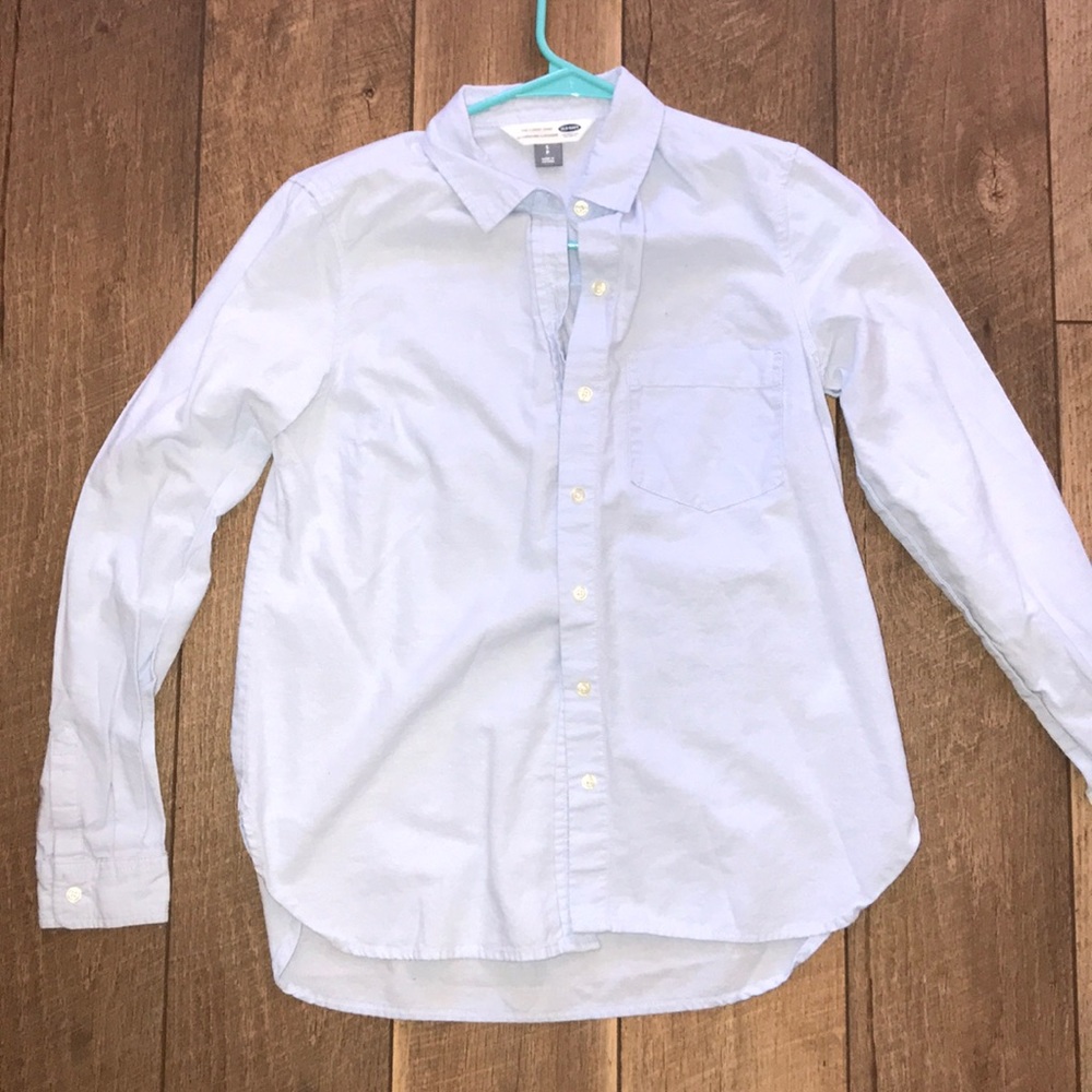 Old navy light blue button up